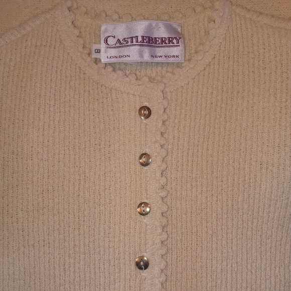 Vintage Castleberry Made in USA wool dress - Picture 10 of 13